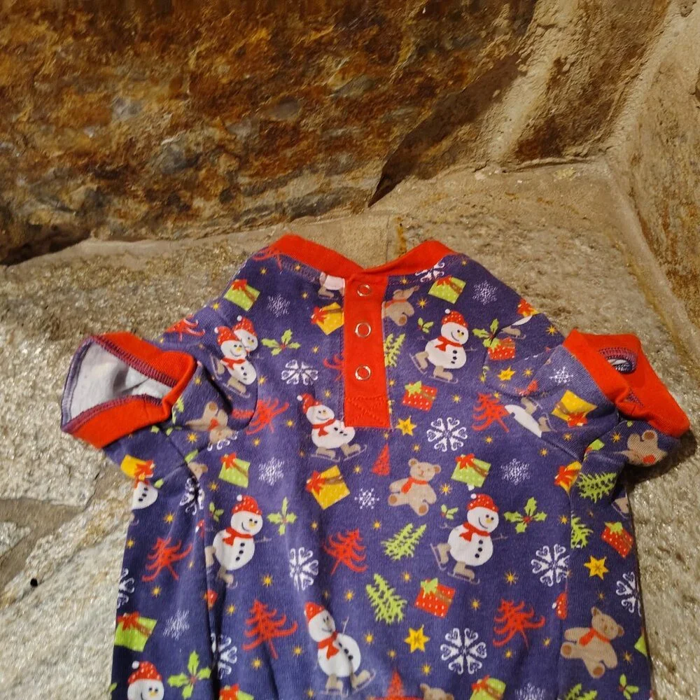 Dogs Christmas Dog Cat Pajamas Shirt Top Size Medium